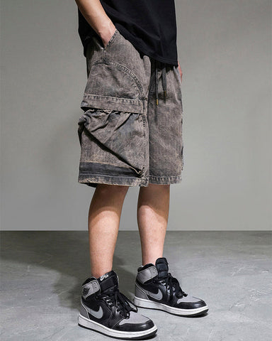 New Arrival Vintage Multi-Pocket Cargo Shorts