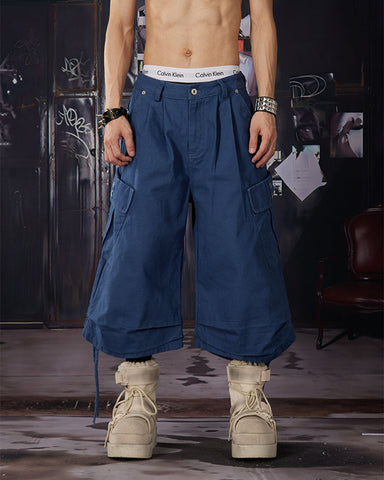 Street New Utility Wide-Leg Shorts