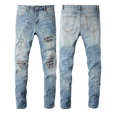 Men Trendy Jeans High-street trendy apparel