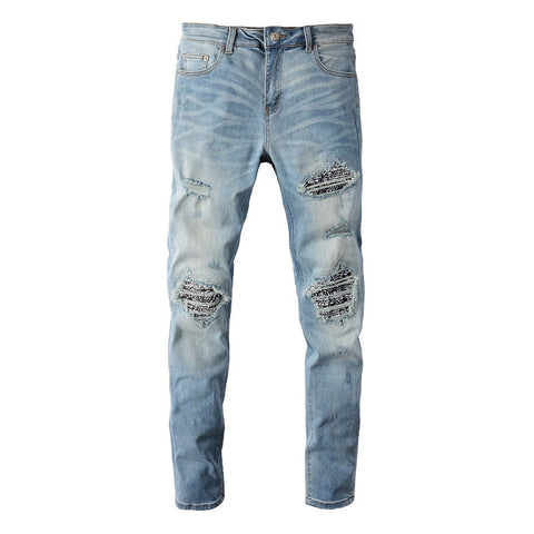Men Trendy Jeans High-street trendy apparel
