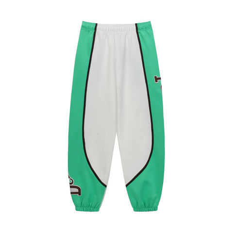 Denim Tears Sweatpants 320g Casual Embroidered Color-Block Fabric