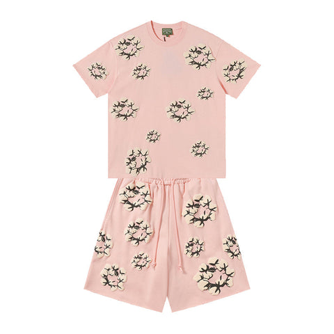 Denim Tears T shirt & Shorts 2 Piece Set