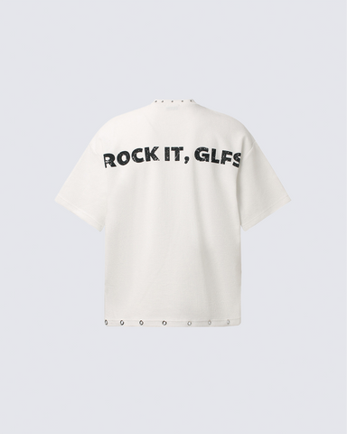 Vintage Studded Graphic T-Shirt New