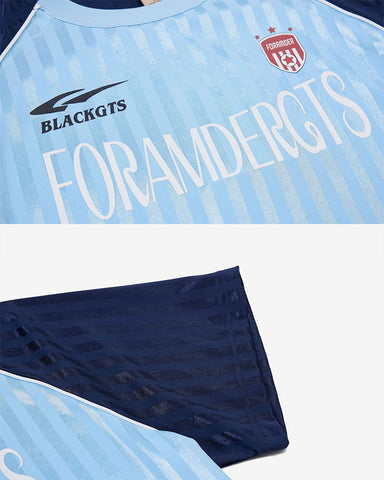 Retro Striped Star Number Jersey T-Shirt
