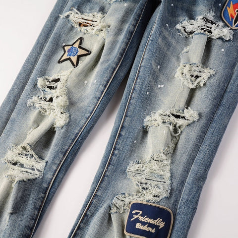 Men Trendy Jeans High-street trendy apparel