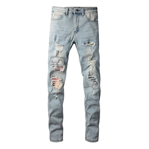 Men Trendy Jeans High-street trendy apparel