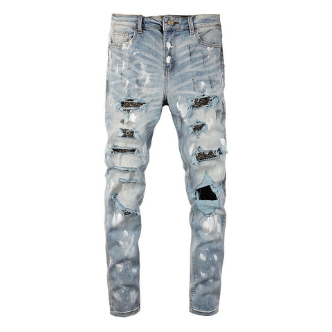 Men Trendy Jeans High-street trendy apparel