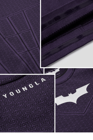 8004 - Batman Compression Longsleeves - Purple Limited Edition - APP ONLY