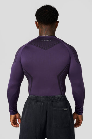 8004 - Batman Compression Longsleeves - Purple Limited Edition - APP ONLY