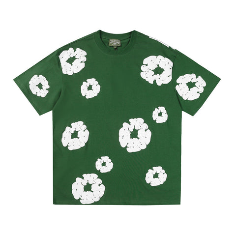 Denim Tears T Shirts Premium-quality puff print casual streetwear style