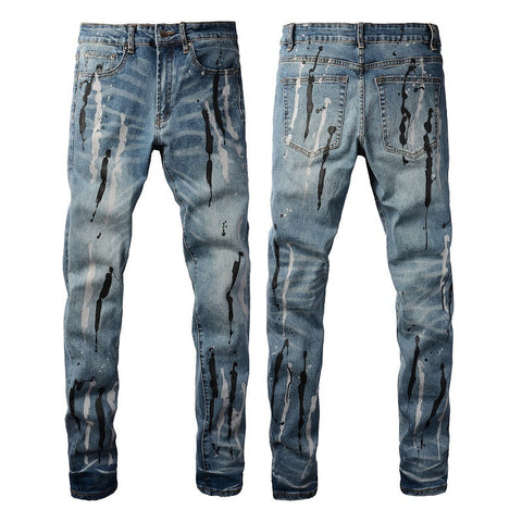 Men Trendy Jeans High-street trendy apparel