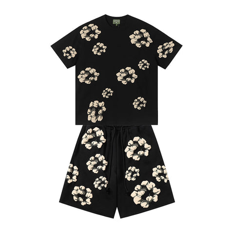 Denim Tears T shirt & Shorts 2 Piece Set