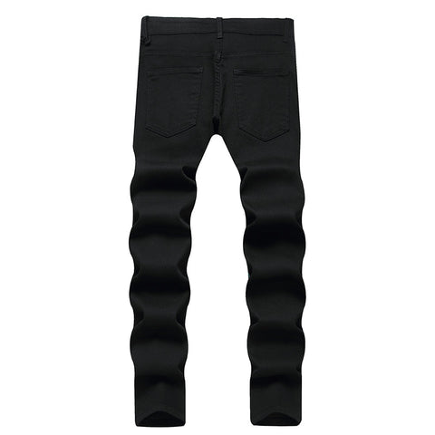 Mens Fashion Jeans Green Snake Street Graffiti 5705#