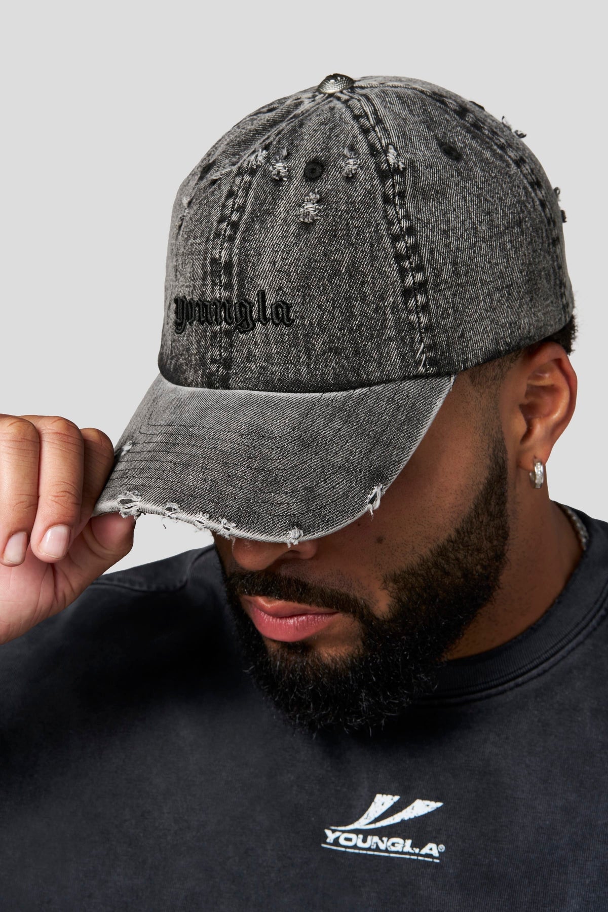 9066 - Distressed Denim Hats