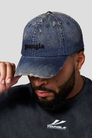 9066 - Distressed Denim Hats
