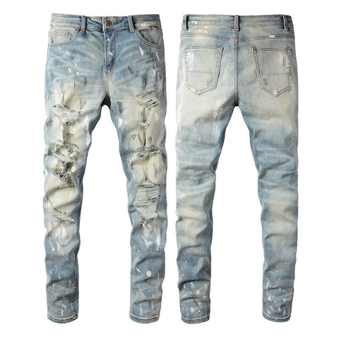 Men Trendy Jeans High-street trendy apparel