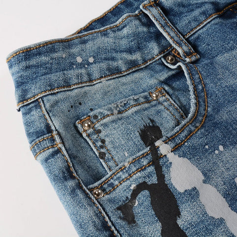 Men Trendy Jeans High-street trendy apparel