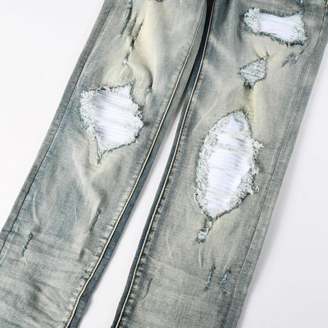 Men Trendy Jeans High-street trendy apparel