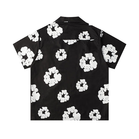 Denim Tears Button-Down Shirt Flower Woven
