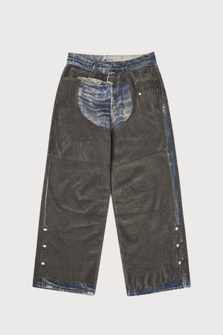 Concrete Dream Print Straight Jeans