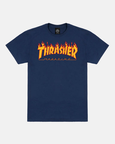 FLAME - TSHIRT - NAVY