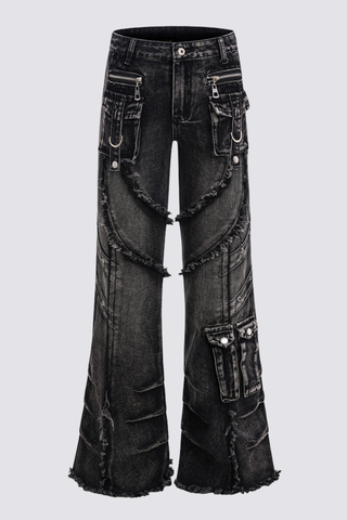 Flash Tone Bootcut Jeans