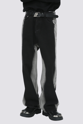 Grid Soul Straight Jeans