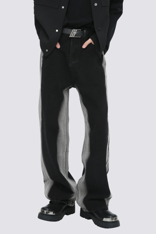 Grid Soul Straight Jeans