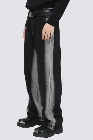 Grid Soul Straight Jeans
