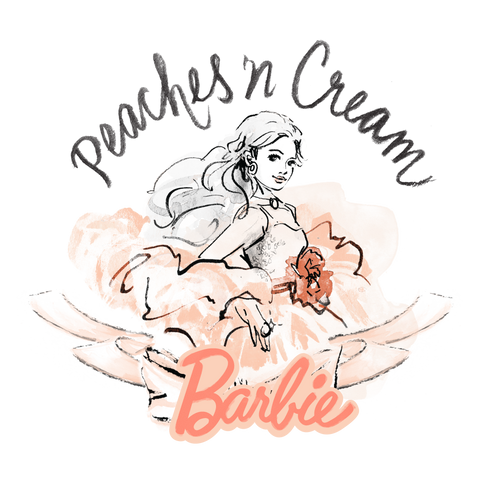 Barbie Peaches 'n Cream Mauve Hoodie