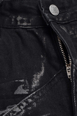 Null Path Rhinestone Star Bootcut Jeans