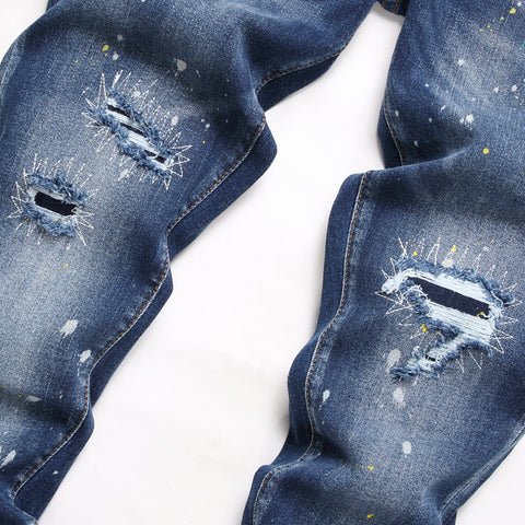 DSQ2 Jeans Ripped Stretch Jeans