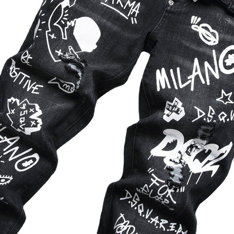 DSQ2 Jeans Stretch Ripped Slim Fit Jeans
