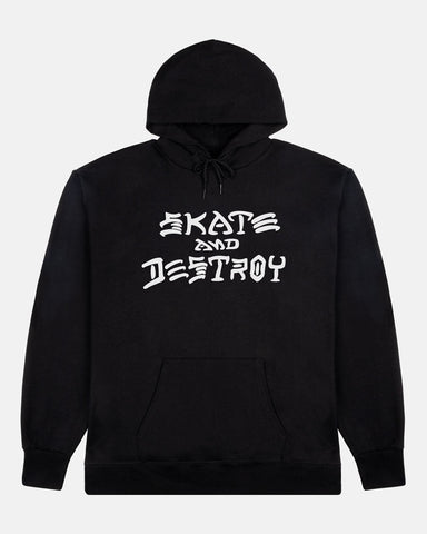 SKATE AND DESTROY - HOODIE - BLACK