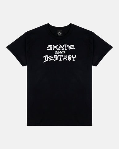 SKATE AND DESTROY - TSHIRT - BLACK