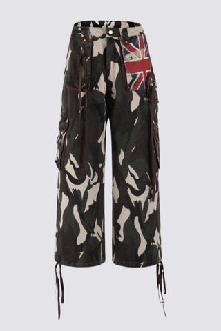 Signal Scuff Camouflage Straight Jeans