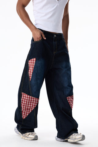 Wave Track Barrel Jeans