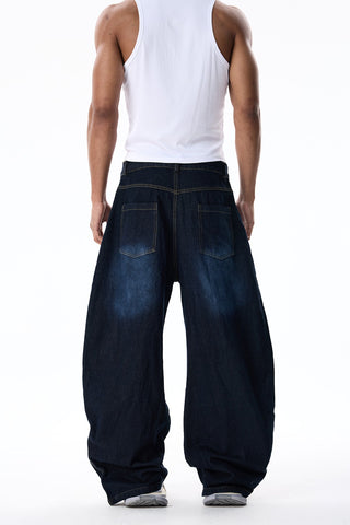 Wave Track Barrel Jeans