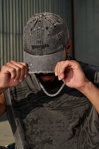 9066 - Distressed Denim Hats