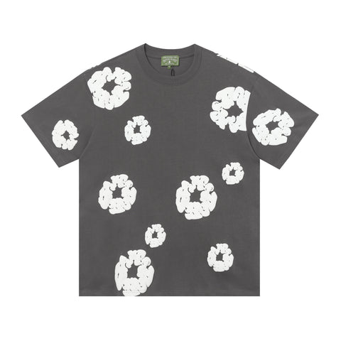 Denim Tears T Shirts Premium-quality puff print casual streetwear style