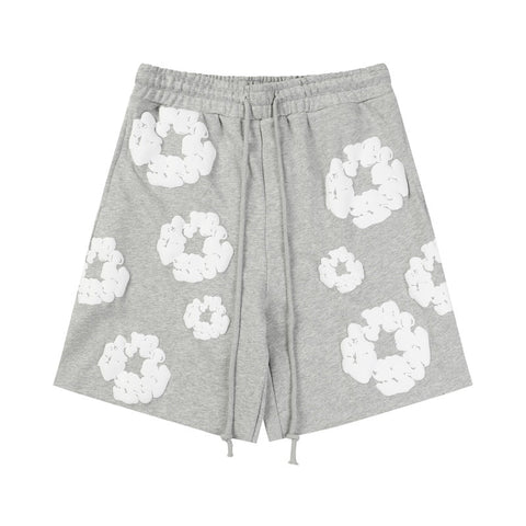 Denim Tears Shorts Premium-quality puff print casual streetwear style