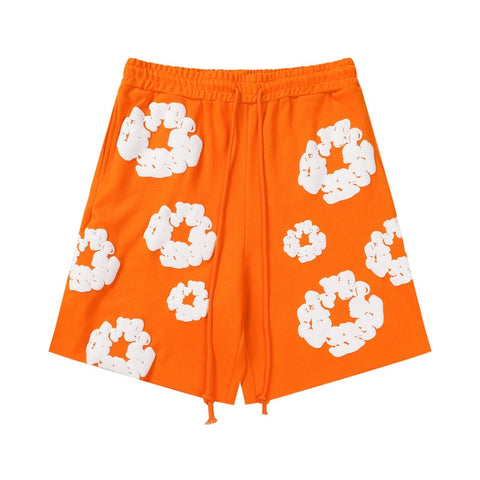 Denim Tears Shorts Premium-quality puff print casual streetwear style