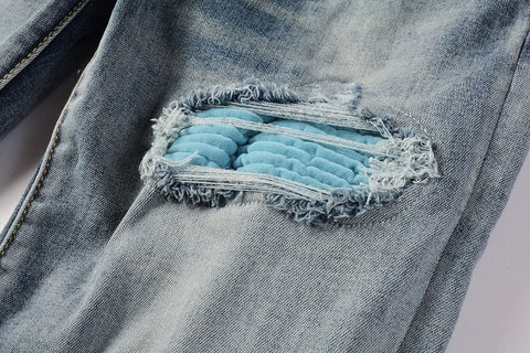 Men Trendy Jeans High-street trendy apparel