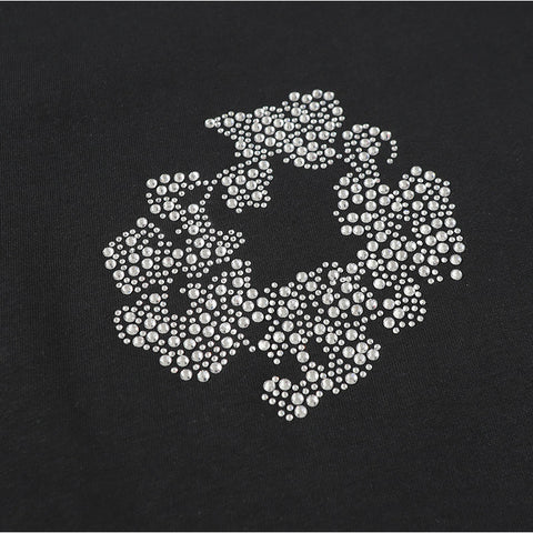 Denim Tears T Shirts Rhinestones