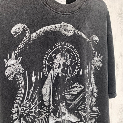 Unisex Vintage T Shirts Heavyweight distressed wash