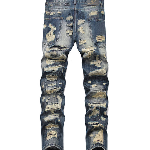 Mens Fashion Jeans damaged #027