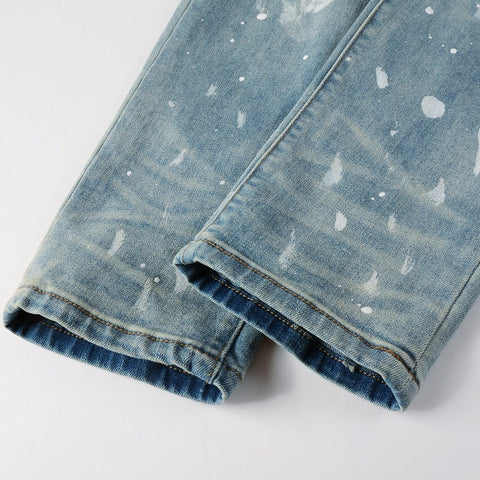 Men Trendy Jeans High-street trendy apparel