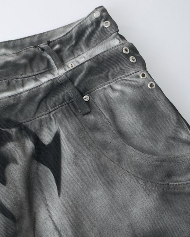 Vintage American Wash Spiked Denim Shorts