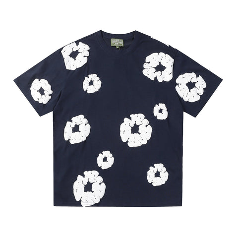Denim Tears T Shirts Premium-quality puff print casual streetwear style