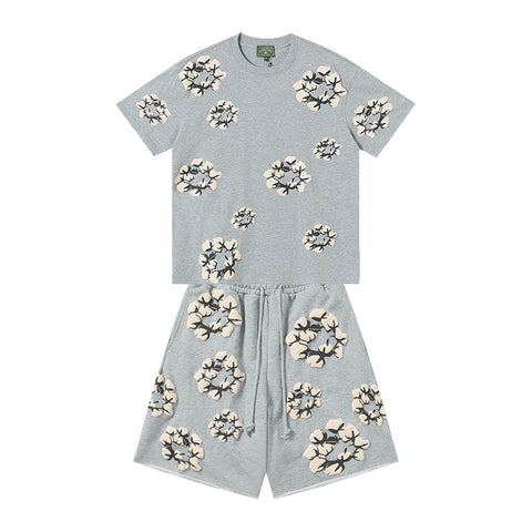 Denim Tears T shirt & Shorts 2 Piece Set